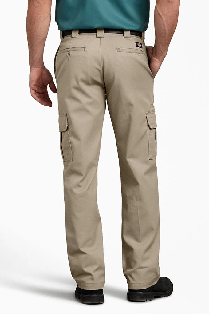 Dickies Men's Flex Regular Fit Straight Leg Work Cargo Pants Dark Grey  38X32 - Walmart.com